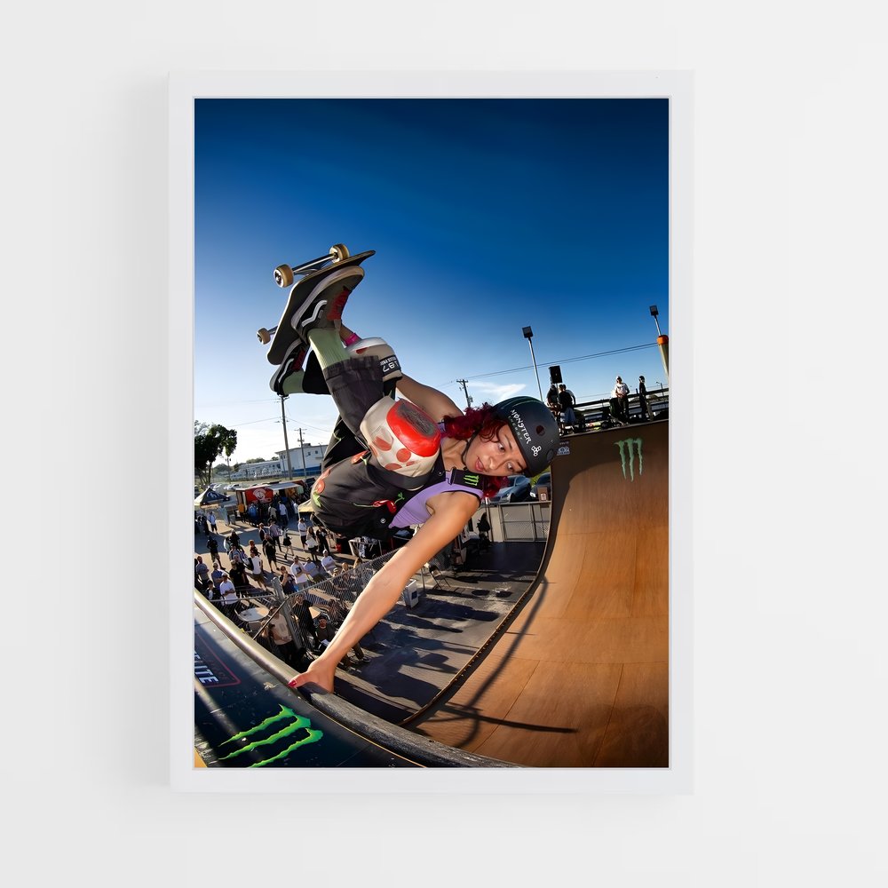 Poster Grind and Glory – affiche Skateboard (vue 3)